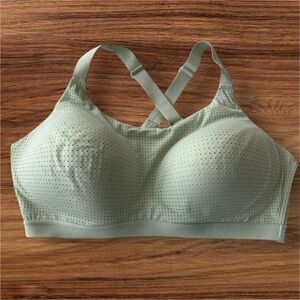 Victoria’s Secret Sport Mesh Sports Bra Green 40DD Crossback NWT